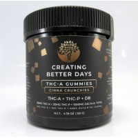 Creating Better Days THC-A Gummies - Cinna Crunchies THCA + THCP + Delta 8 Gummies 1560mg (20 servings)